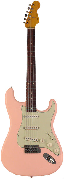 Nash S-63 Guitar, Shell Pink, Light Aging | Humbucker Music