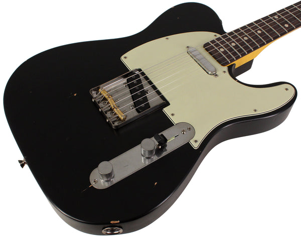 Nash T63 Guitar, Black, Light Aging | Humbucker Music