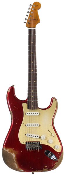 Fender Custom Shop 1959 Heavy Relic Stratocaster - Aged Candy Apple Re |  Humbucker Music