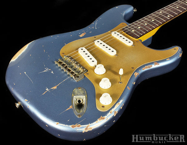 Nash S-63 Guitar, Ice Blue Metallic w/ Gold PG | Humbucker Music