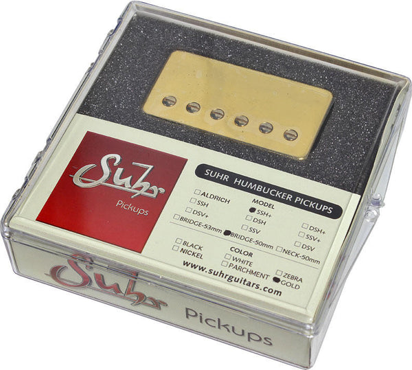 Suhr SSH+ Bridge Pickup, Gold, 50mm | Humbucker Music