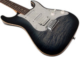 Suhr Standard Plus Guitar, Trans Whale Blue Burst, Pau Ferro