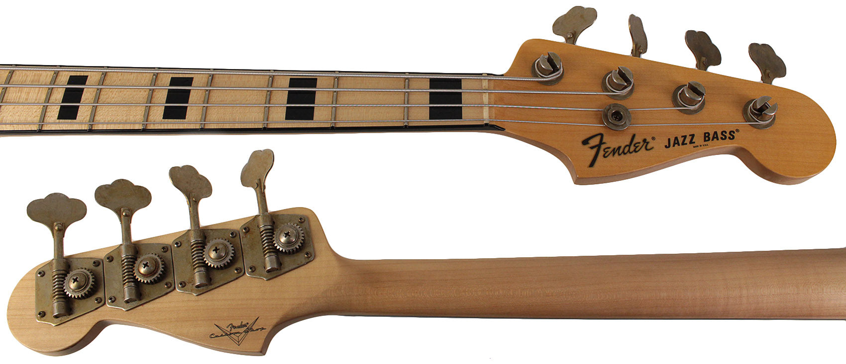 Fender Custom Shop 68 Jazz Bass, Journeyman Relic, Aged Black