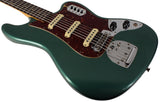 Fender Custom Shop Bass VI Guitar, Journeyman Relic, Aged Sherwood Green Metallic