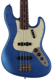 Nash JB-63 Bass Guitar, Lake Placid Blue, Light Aging