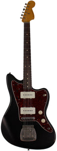 Nash JM63 Jazzmaster Guitar, Black, Light Aging