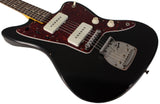 Nash JM63 Jazzmaster Guitar, Black, Light Aging