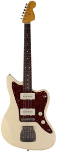 Nash JM63 Jazzmaster Guitar, Olympic White, Light Aging