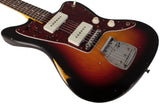 Nash JM63 Jazzmaster Guitar, 3 Tone Sunburst, Light Aging