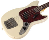 Nash MB63 Bass Guitar, Olympic White, Light Aging