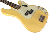 Nash PB63 Bass Guitar, Cream, Light Aging