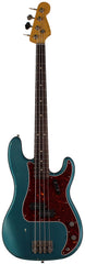 Nash PB63 Bass Guitar, Ocean Turquoise Metallic, Light Aging