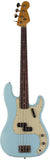 Nash PB63 Bass Guitar, Sonic Blue, Light Aging