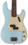 Nash PB63 Bass Guitar, Sonic Blue, Light Aging