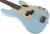 Nash PB63 Bass Guitar, Sonic Blue, Light Aging