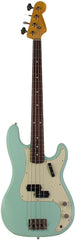 Nash PB63 Bass Guitar, Surf Green, Light Aging