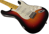 Nash S57 Guitar, 3-Tone Sunburst, Light Aging