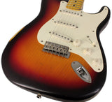 Nash S57 Guitar, 3-Tone Sunburst, Light Aging