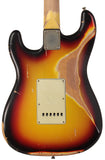 Nash S63 Guitar, 3-Tone Sunburst, Heavy Aging