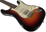 Nash S63 Guitar, 3 Tone Sunburst, HSS, Light Aging