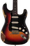 Nash S63 Guitar, 3-Tone Sunburst, Heavy Aging