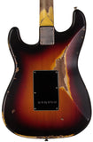 Nash S63 Guitar, 3-Tone Sunburst, Heavy Aging