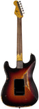 Nash S63 Guitar, 3-Tone Sunburst, Heavy Aging