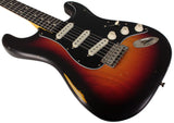 Nash S63 Guitar, 3-Tone Sunburst, Black PG (SRV Vibe)