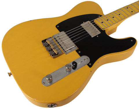 Nash T2HB Guitar, Butterscotch Blonde, Light Aging