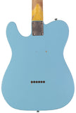 Nash T2HB Guitar, Sonic Blue, Light Aging