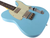 Nash T2HB Guitar, Sonic Blue, Light Aging