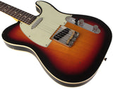 Nash T63DB Guitar, Double Bound, 3-Tone Sunburst, Light Aging