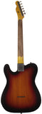 Nash T2HB Guitar, 3 Tone Sunburst, Light Aging