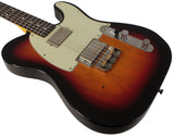 Nash T2HB Guitar, 3 Tone Sunburst, Light Aging