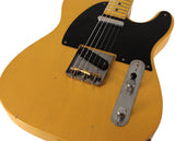 Nash T52 Guitar, Butterscotch Blonde, Light Aging