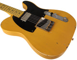 Nash T52 Guitar, Butterscotch Blonde, Humbucker, Medium Aging