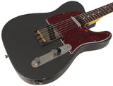 Nash T63 Guitar, Charcoal Frost Metallic, Tortoise Shell, Light Aging