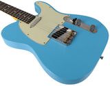 Nash T63 Guitar, Daphne Blue, Light Aging