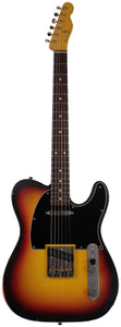 Nash T63 Guitar, 3 Tone Sunburst, Light Aging