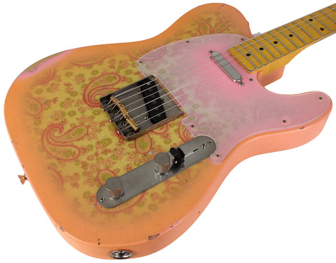 Nash T68 Guitar, Pink Paisley, Medium Aging