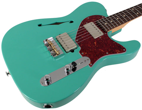 Suhr Alt T Guitar, Seafoam Green, Rosewood