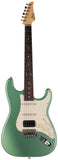 Suhr Classic S HSS Guitar, Cactus Green Metallic, Rosewood