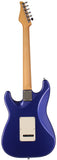 Suhr Classic S HSS Guitar, Indigo Metallic, Rosewood