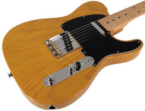 Suhr Classic T Guitar, Swamp Ash, Butterscotch Blonde