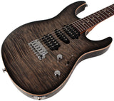 Suhr Modern Plus Guitar, Charcoal Burst, Pau Ferro, HSH