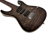 Suhr Modern Plus Guitar, Charcoal Burst, Pau Ferro, HSH