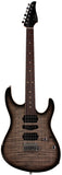 Suhr Modern Plus Guitar, Charcoal Burst, Pau Ferro, HSH