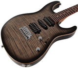 Suhr Modern Plus Guitar, Charcoal Burst, Pau Ferro, HSH