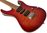 Suhr Modern Plus Guitar, Fireburst, Roasted Maple, HSH