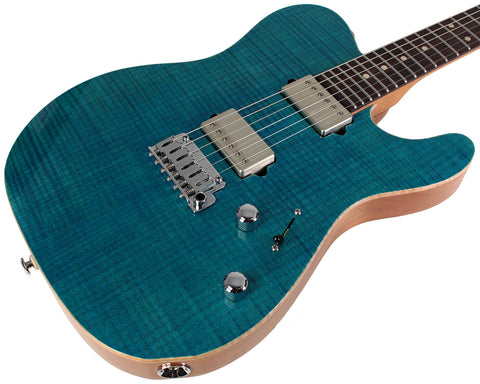 Suhr Select Modern T Mahogany Guitar, Bahama Blue